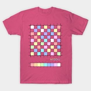 Mydoku_101_001_002 _F: Sudoku, Sudoku coloring, logic, logic puzzle, holiday puzzle, fun, away from screen T-Shirt